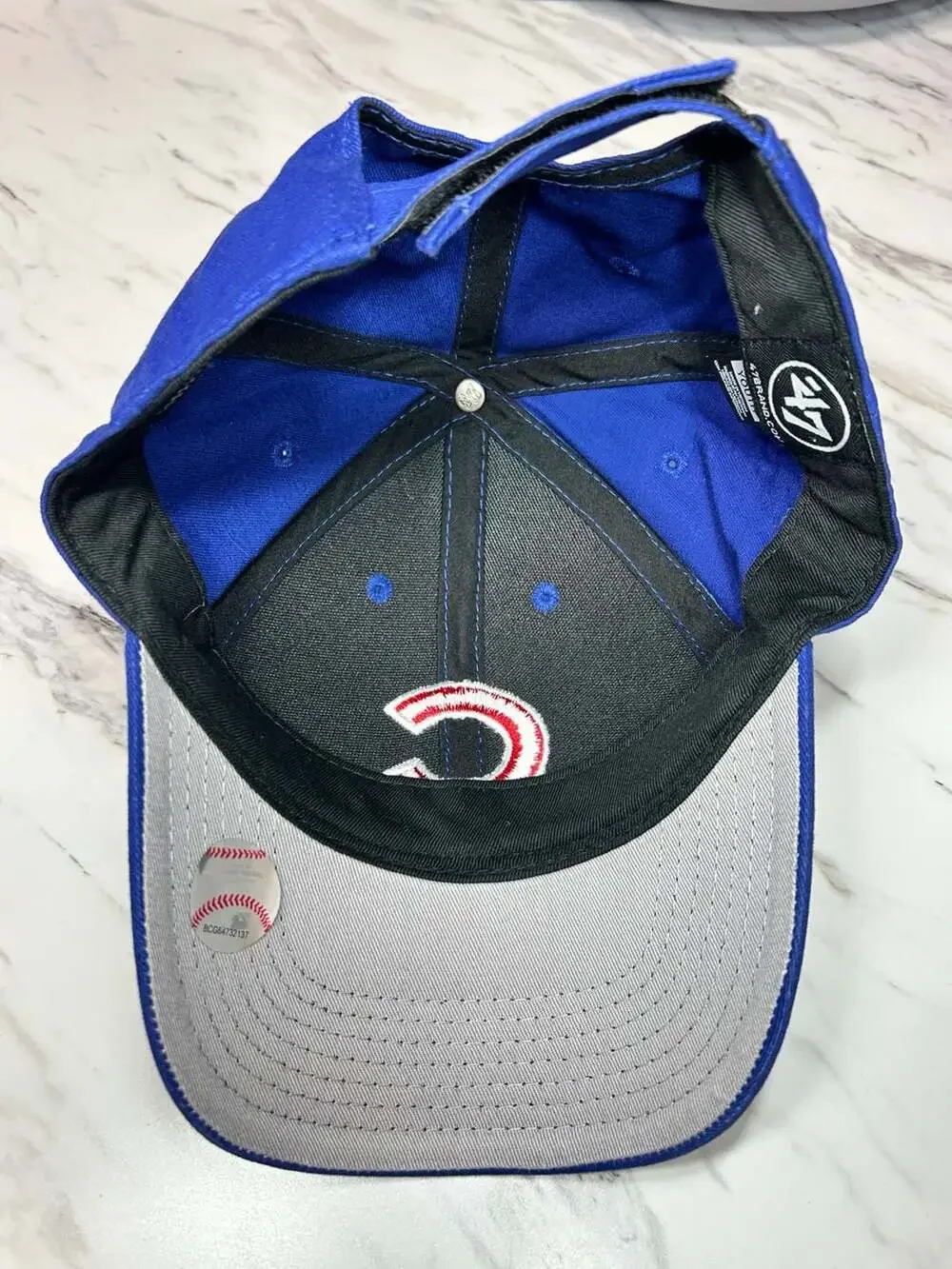 47 Brand Chicago Cubs Youth MLB Clean Up Adjustable Baseball Hat